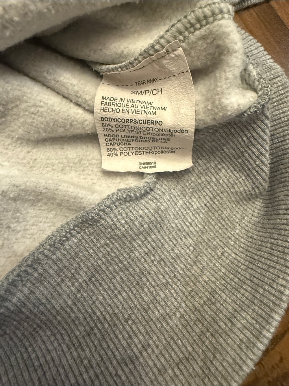 Under Armour Men’s Gray Fleece Pullover Hoodie – Size Small (SM) Embroidered - Picture 6 of 7